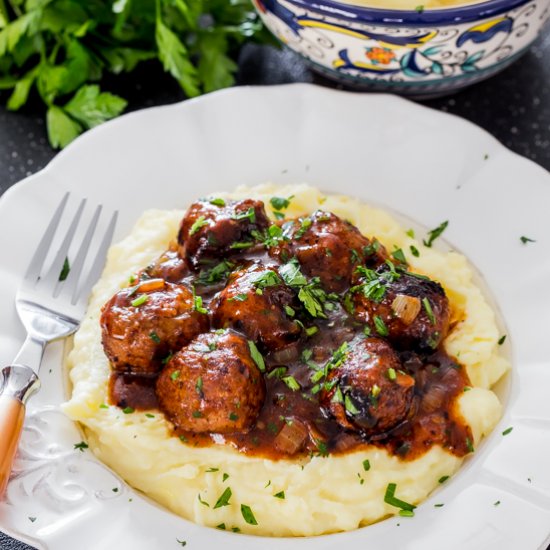 Salisbury Steak Meatballs