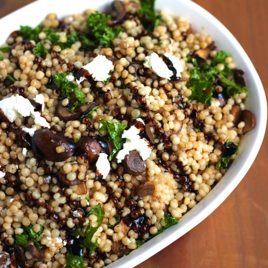 Balsamic Mushroom Pearl Couscous