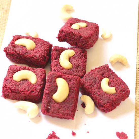 Beetroot Burfi