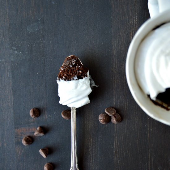 Vegan Mocha Mug Cake