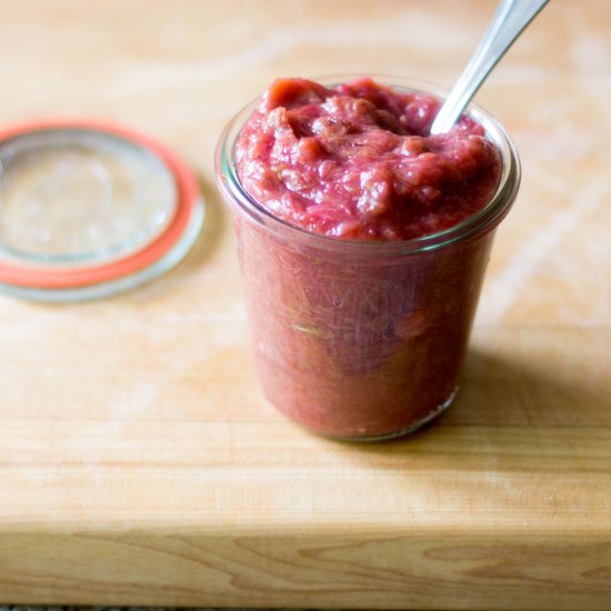 Rhubarb Ginger Compote