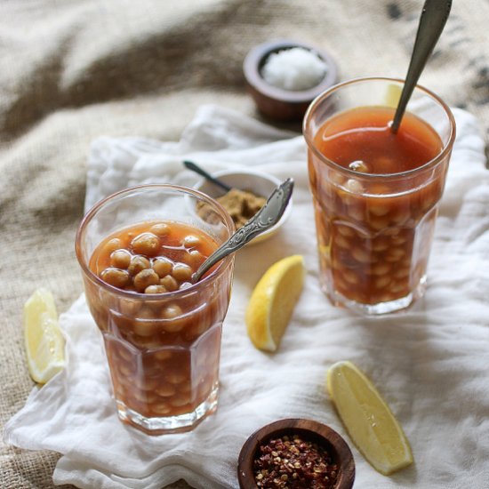 Egyptian Spicy Chickpea Soup