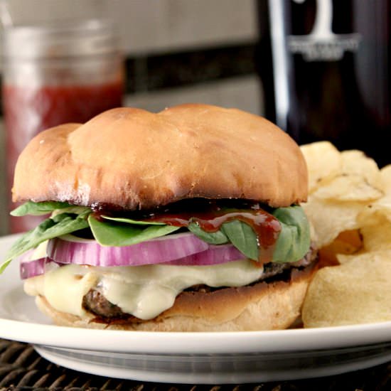 Pomegranate Chipotle Burger