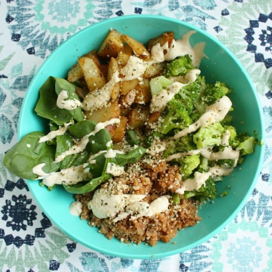 Extreme Lean Green Veggie Bowl