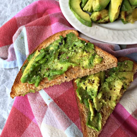 Grilled Avocados on Toast