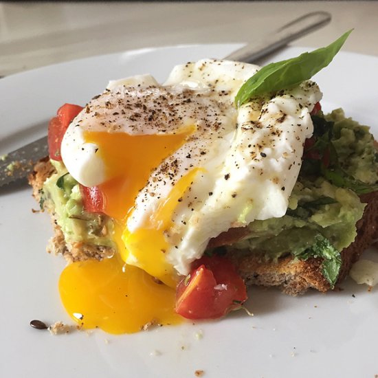 Avocado Toast with Poached Eggs