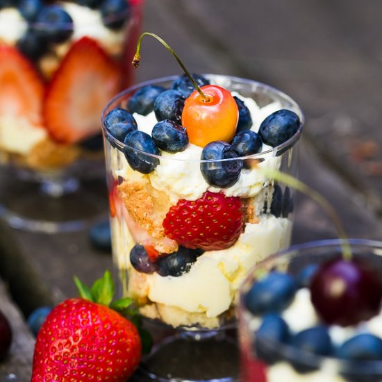 Angel Cake and Berry Trifle Recipe