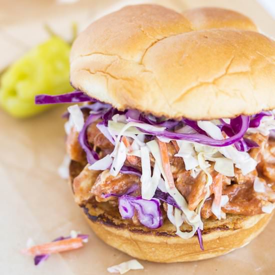 Carolina BBQ Chicken Sliders