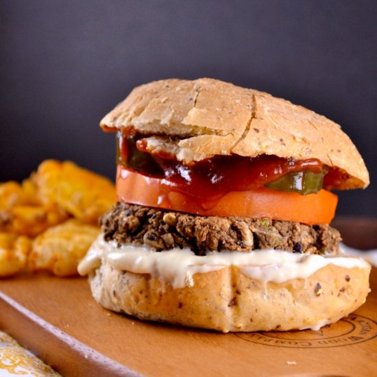 Crispy Black Bean Burgers