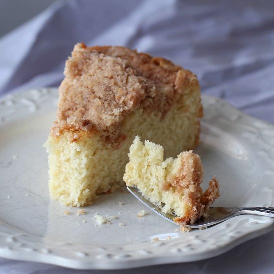 Streusel Sour Cream Coffee Cake