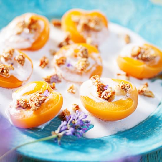 Apricots & Whipped Coconut Cream