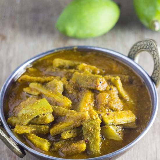 Bittergourd & Raw Mango Curry