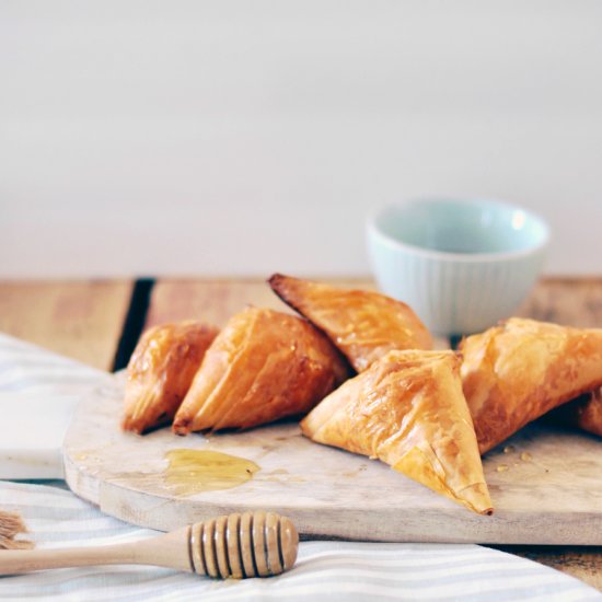 Honey Ricotta Turnovers