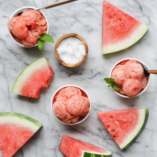 Salted Watermelon Ice