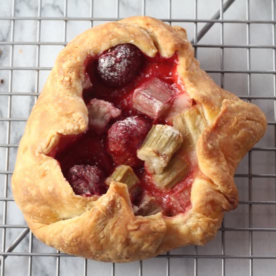 Strawberry Rhubarb Tart