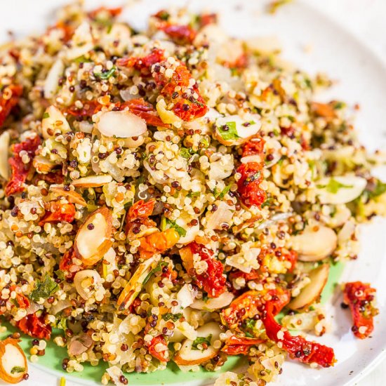 Lemon, Tomato & Almond Quinoa Salad