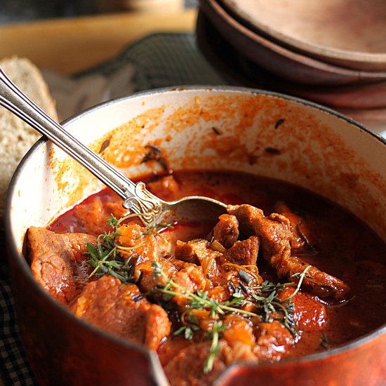 Pork Steak in Tomato-Herb Sauce