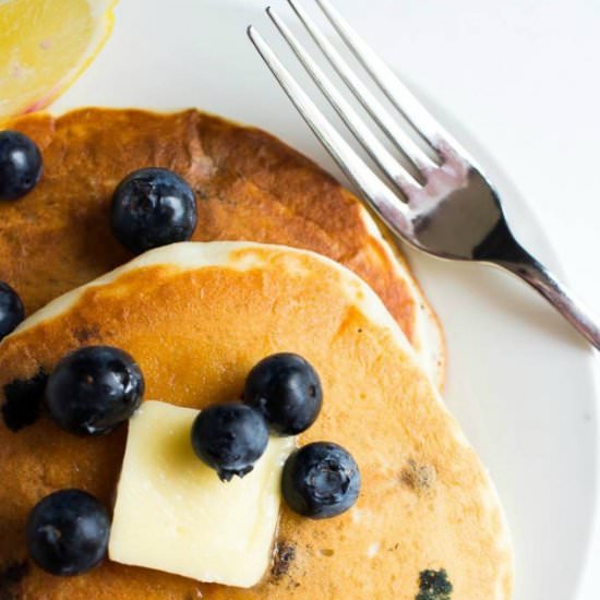 Lemon Blueberry Pancakes