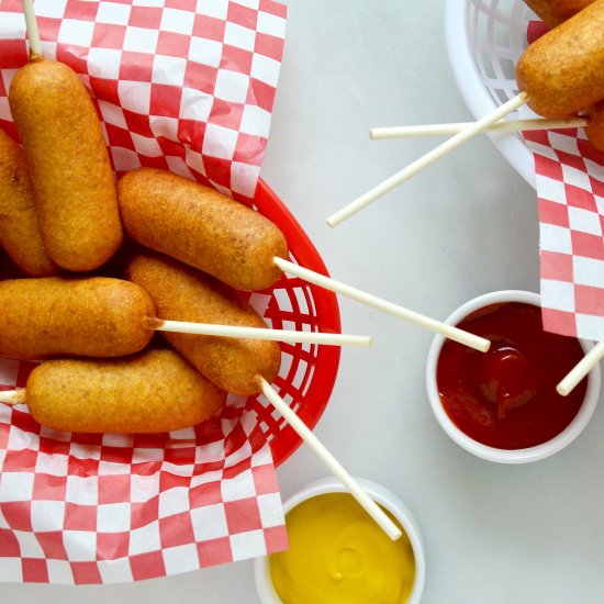 Easy Homemade Mini Corn Dogs