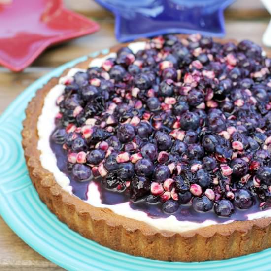 Blueberry-Corn Tart