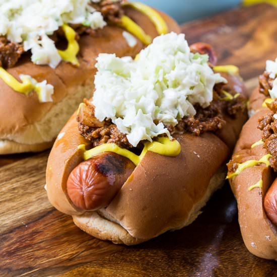 Southern Slaw Dogs