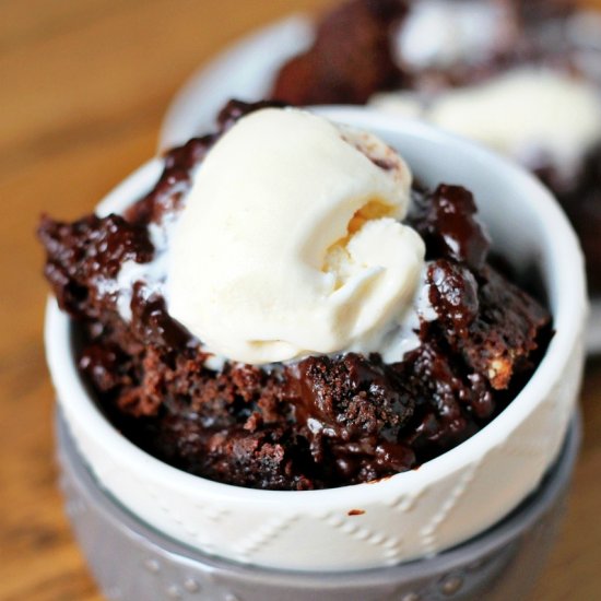 Slow Cooker Chocolate Lava Cake