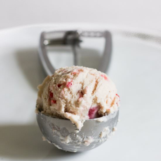 Malted Strawberry Ice Cream