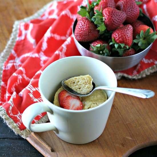 Paleo Vanilla Mug Cake