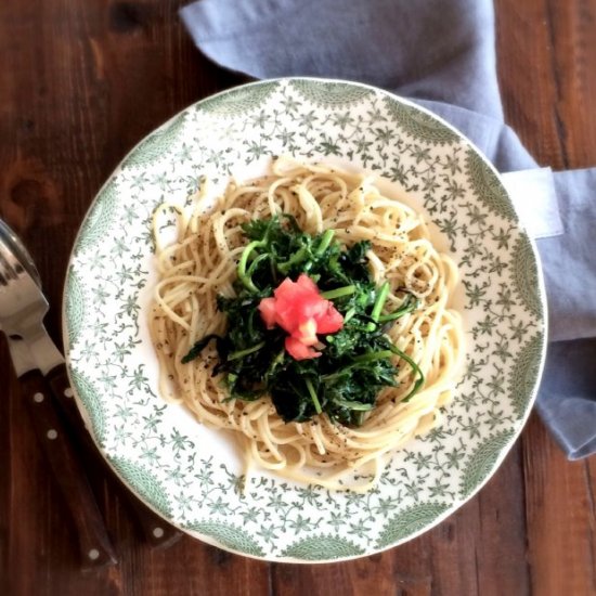 Shungiku Tomato Pasta