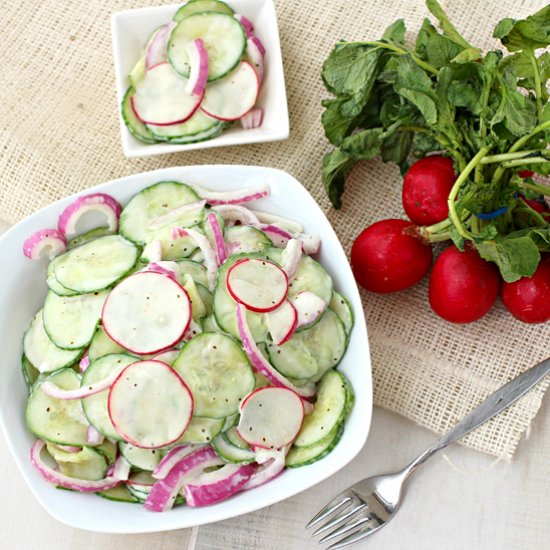 Cucumber and Radish Salad