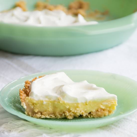 Lime Pie with Whipped Cream