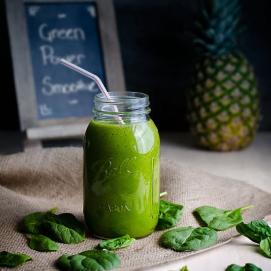 Pineapple Green Power Smoothie