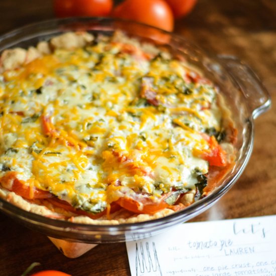 Healthy Tomato Pie