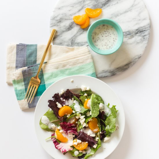 Mandarin Orange Poppyseed Salad