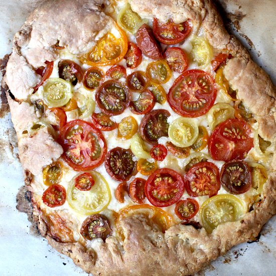 Heirloom Tomato Galette