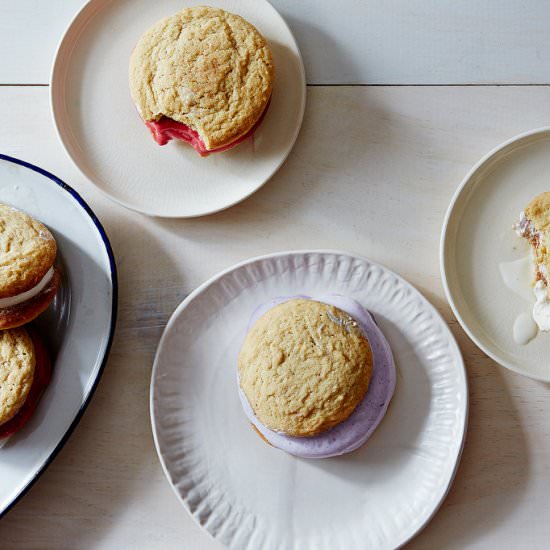 Patriotic Ice Cream Sandwiches