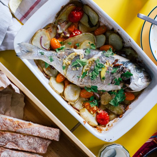 Madrid-Style Sea Bream