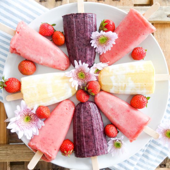 Summer Smoothie Popsicles