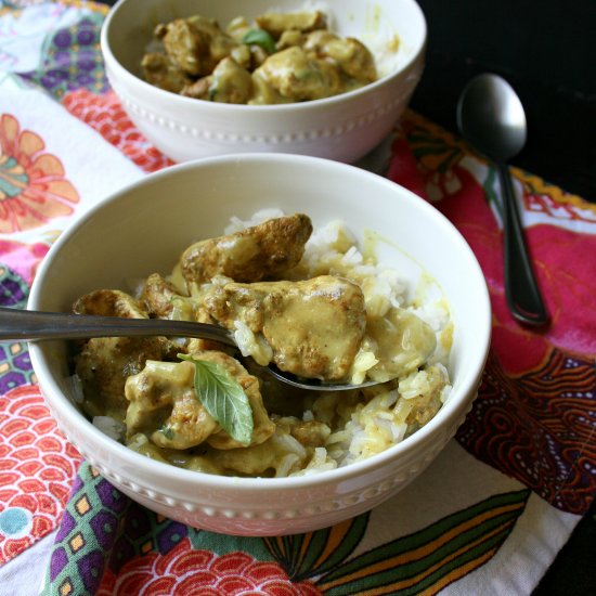 Basil Chicken Curry