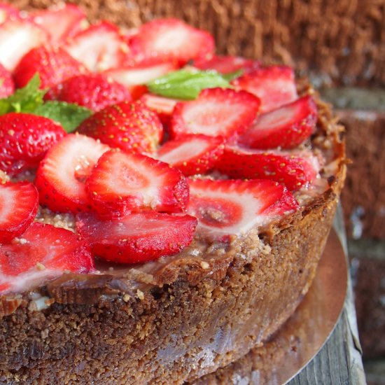 Chocolate Strawberry Cheesecake