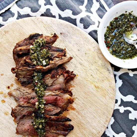 Roasted Tri-Tip with Chimichurri