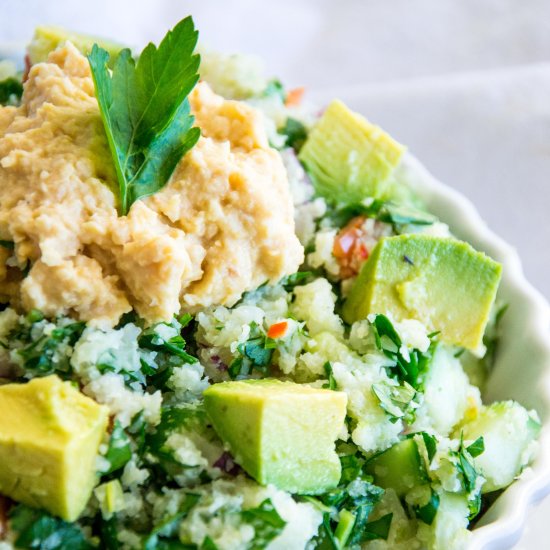 CauliRice Tabbouleh Bowl