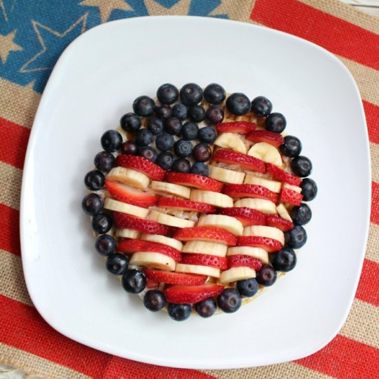 USA Flag Waffles