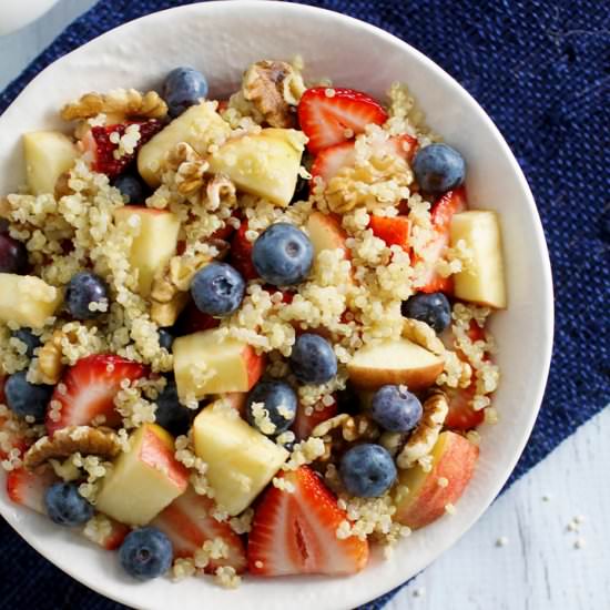 Honey Lime Quinoa Fruit Salad