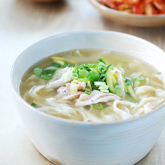 Korean Chicken Noodle Soup