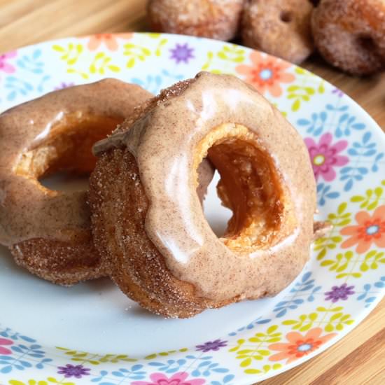 Cinnamon Spice Glazed Cronut