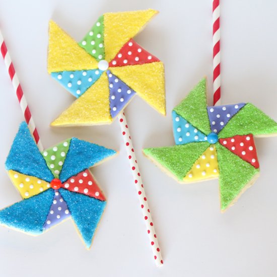 Spinning Pinwheel Cookies