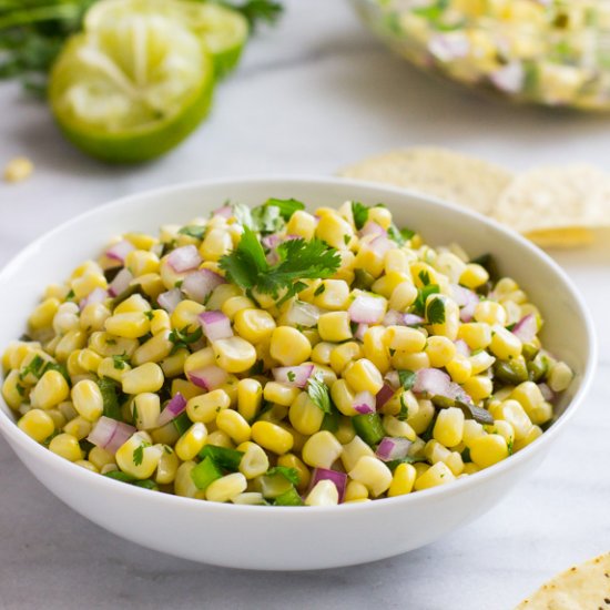 Copycat Chipotle Corn Salsa