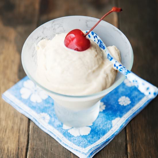 White russian ice cream