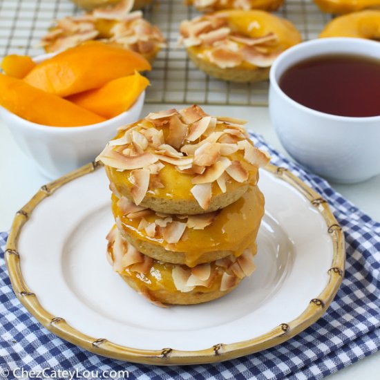 Mango Coconut Donuts